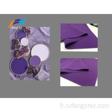 100% polyester 180D CEY tissu jacquard à bulles violet